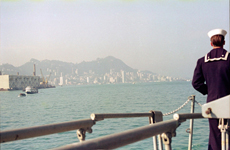 Arriving in Hong Kong for liberty